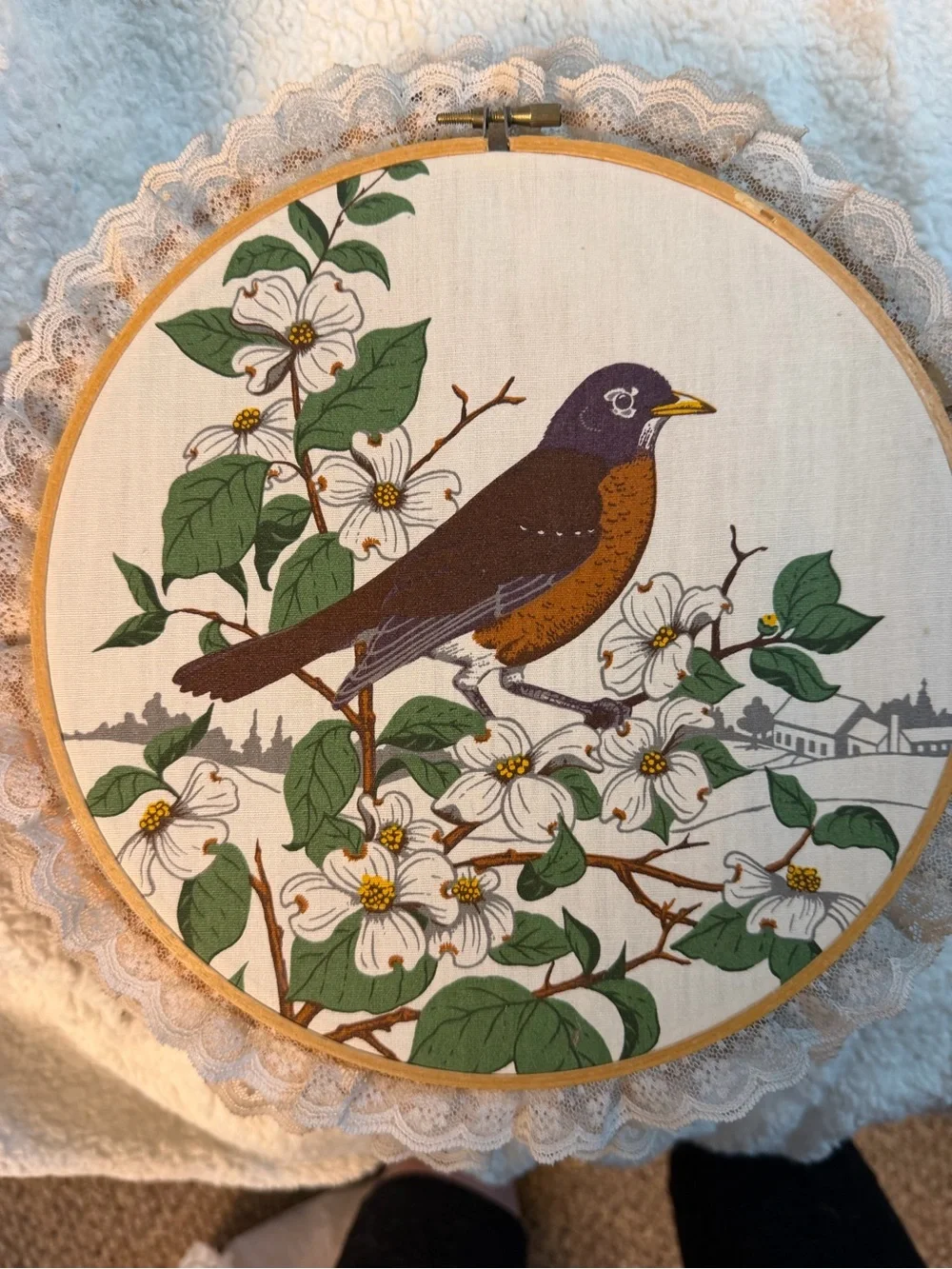 Surprise Vintage Bird Design Folk Art Piece Hand Picked By Posh Ambassador